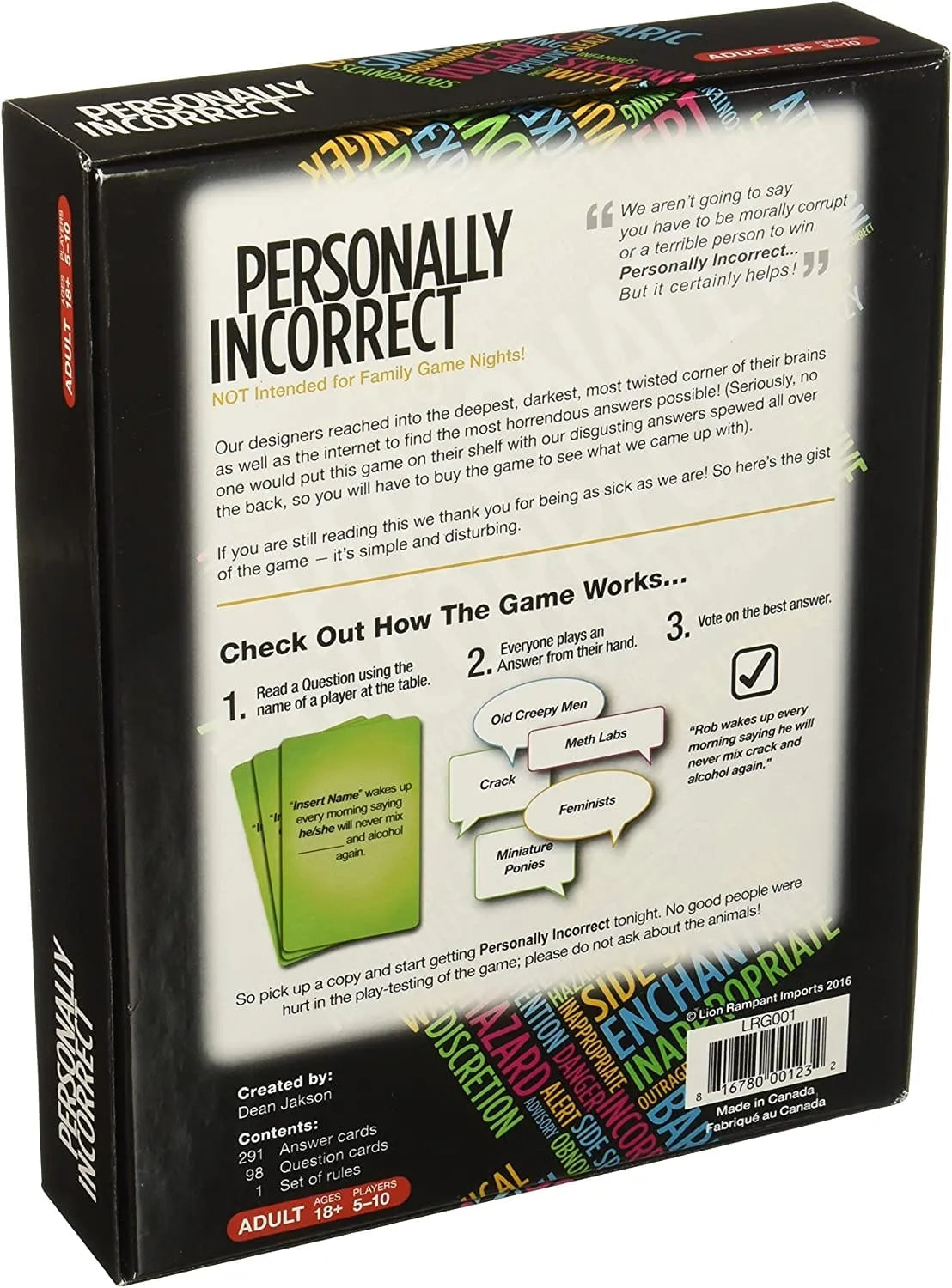 Personally Incorrect-Stalo žaidimai-Brain Games LT