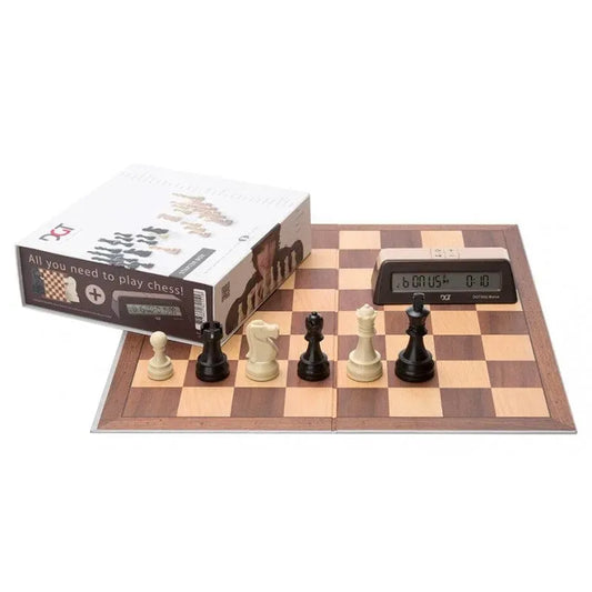 DGT Chess Starter Box Brown-Klasikiniai žaidimai-Brain Games LT