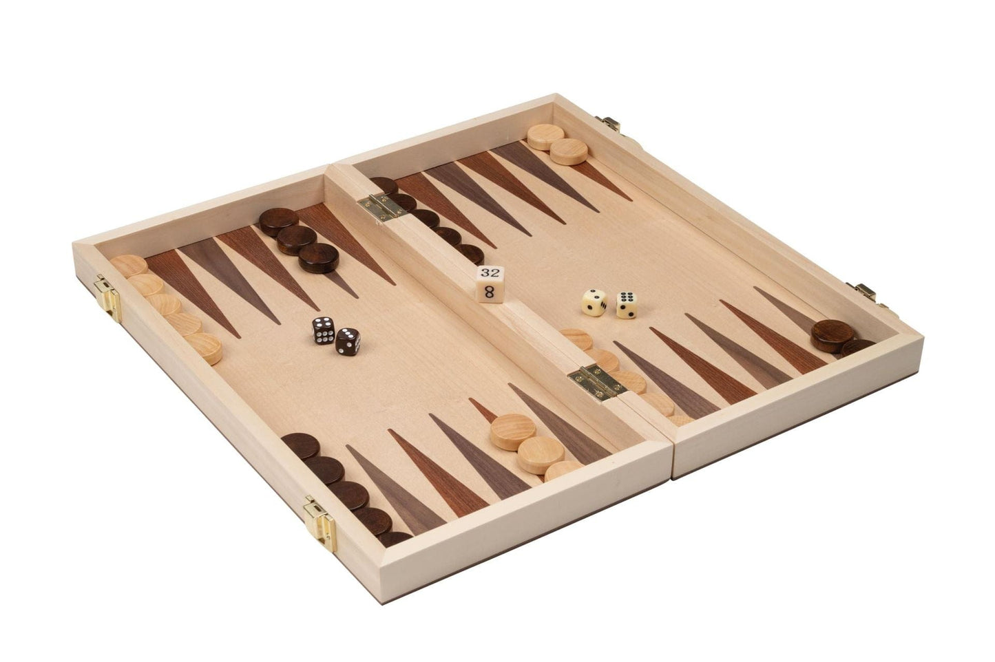 Philos Klasikiniai žaidimai Rinkinys šaškės - šachmatai - nardai 40 mm (Philos 2509)