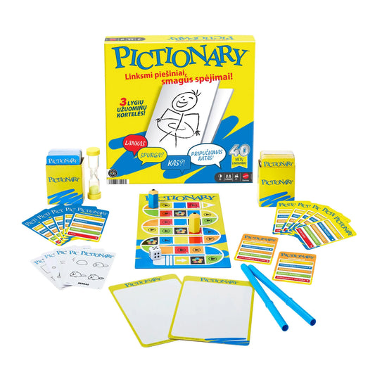 Pictionary-Stalo žaidimai-Brain Games LT