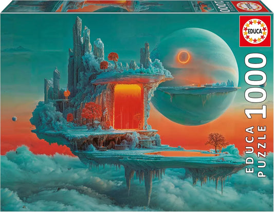 Planet of Fire and Ice, 1000-Universalios dėlionės-Brain Games LT