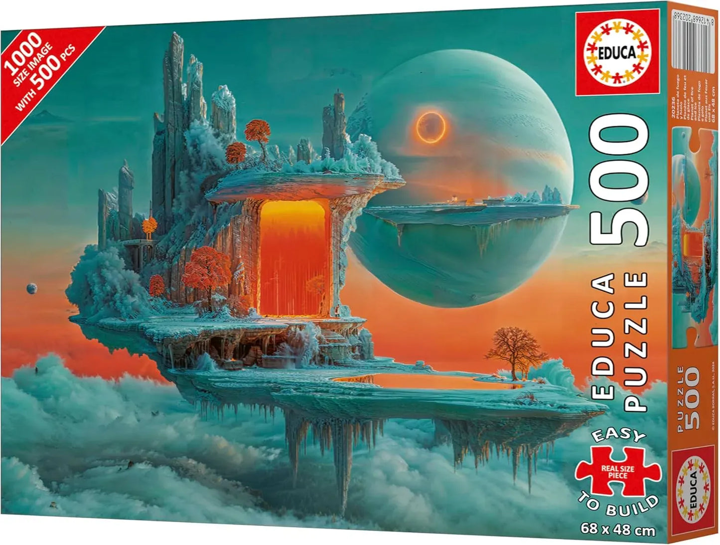 Planet of Fire and Ice, 500-Universalios dėlionės-Brain Games LT