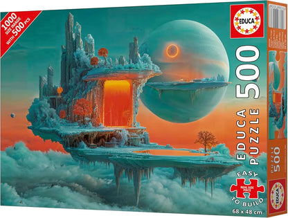 Planet of Fire and Ice, 500-Universalios dėlionės-Brain Games LT