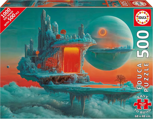 Planet of Fire and Ice, 500-Universalios dėlionės-Brain Games LT