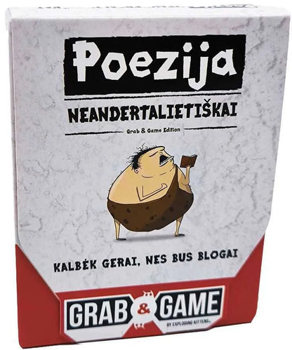 Poezija Neandertalietiškai (MINI)-Stalo žaidimai-Brain Games LT