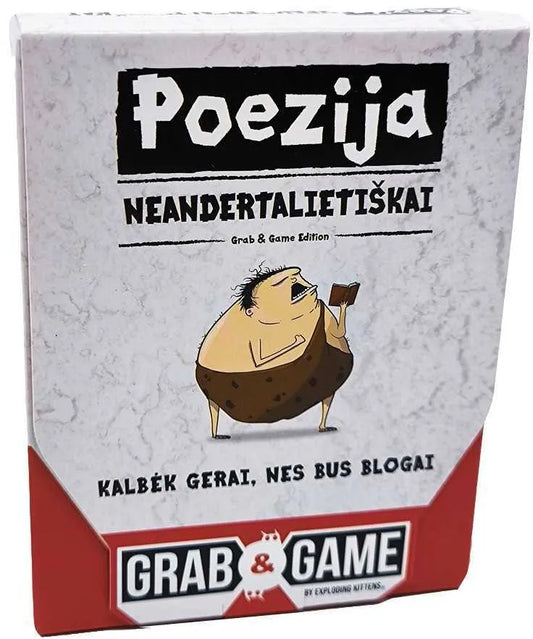 Poezija Neandertalietiškai (MINI)-Stalo žaidimai-Brain Games LT
