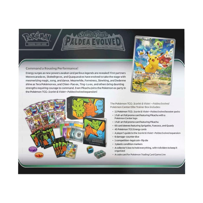 pokemon Stalo žaidimai Pokémon TCG: Scarlet & Violet - Paldea Evolved - Elite Trainer Box