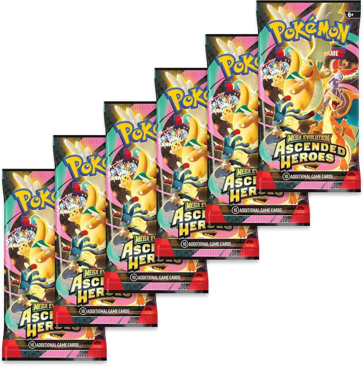 Pokémon TCG: Mega Evolution: Ascended Heroes - Booster Bundle-Stalo žaidimai-Brain Games LT