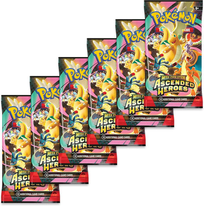 Pokémon TCG: Mega Evolution: Ascended Heroes - Booster Bundle-Stalo žaidimai-Brain Games LT