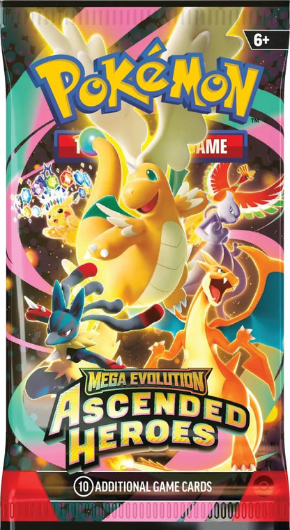 Pokémon TCG: Mega Evolution: Ascended Heroes - Booster Bundle-Stalo žaidimai-Brain Games LT