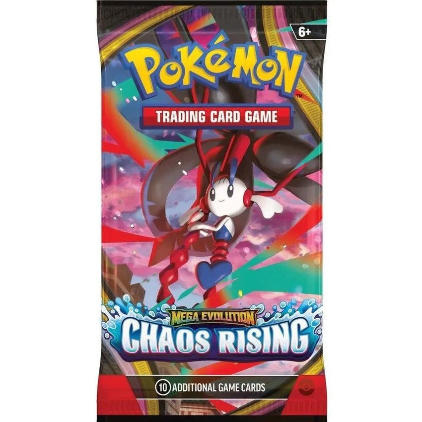 Pokemon TCG: Mega Evolution ME04 - Chaos Rising Booster Pack-Stalo žaidimai-Brain Games LT