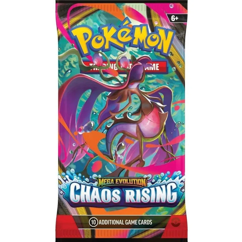 Pokemon TCG: Mega Evolution ME04 - Chaos Rising Booster Pack-Stalo žaidimai-Brain Games LT