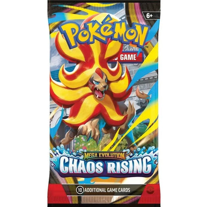 Pokemon TCG: Mega Evolution ME04 - Chaos Rising Booster Pack-Stalo žaidimai-Brain Games LT