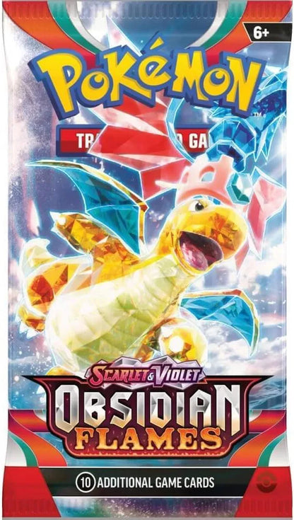 Pokémon TCG: Scarlet & Violet 3 - Obsidian Flames Booster-Stalo žaidimai-Brain Games LT