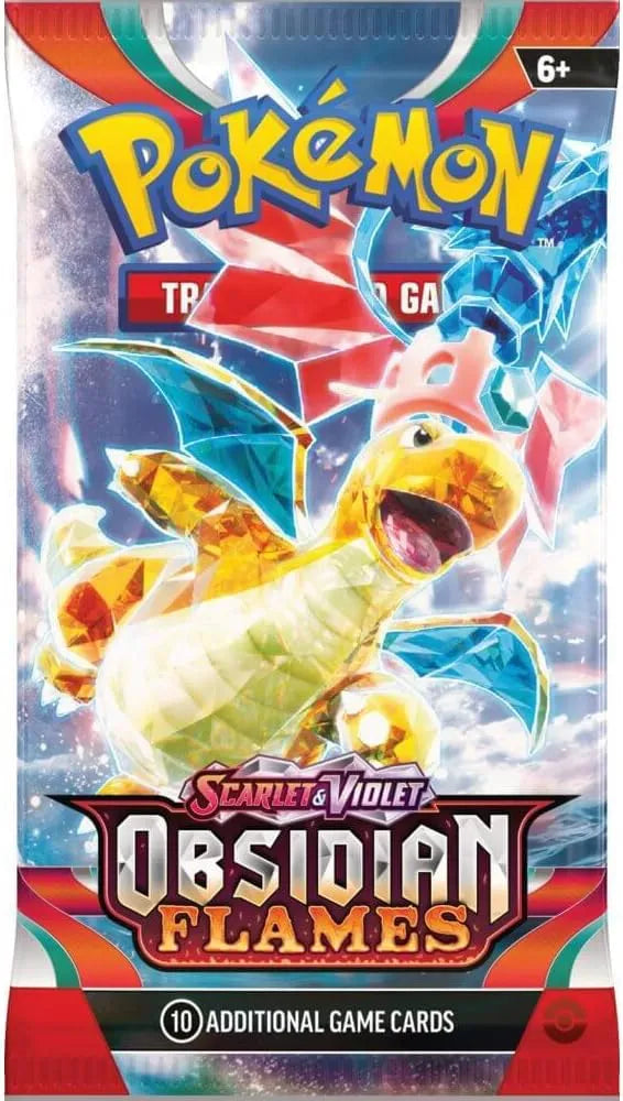 Pokémon TCG: Scarlet & Violet 3 - Obsidian Flames Booster-Stalo žaidimai-Brain Games LT
