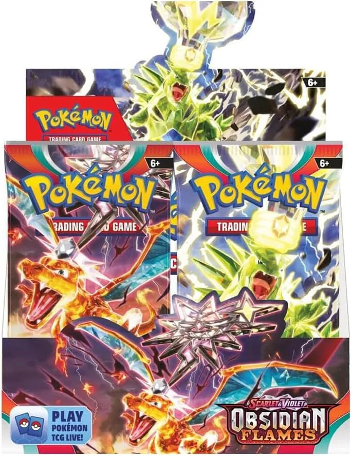 Pokémon TCG: Scarlet & Violet 3 - Obsidian Flames Booster-Stalo žaidimai-Brain Games LT