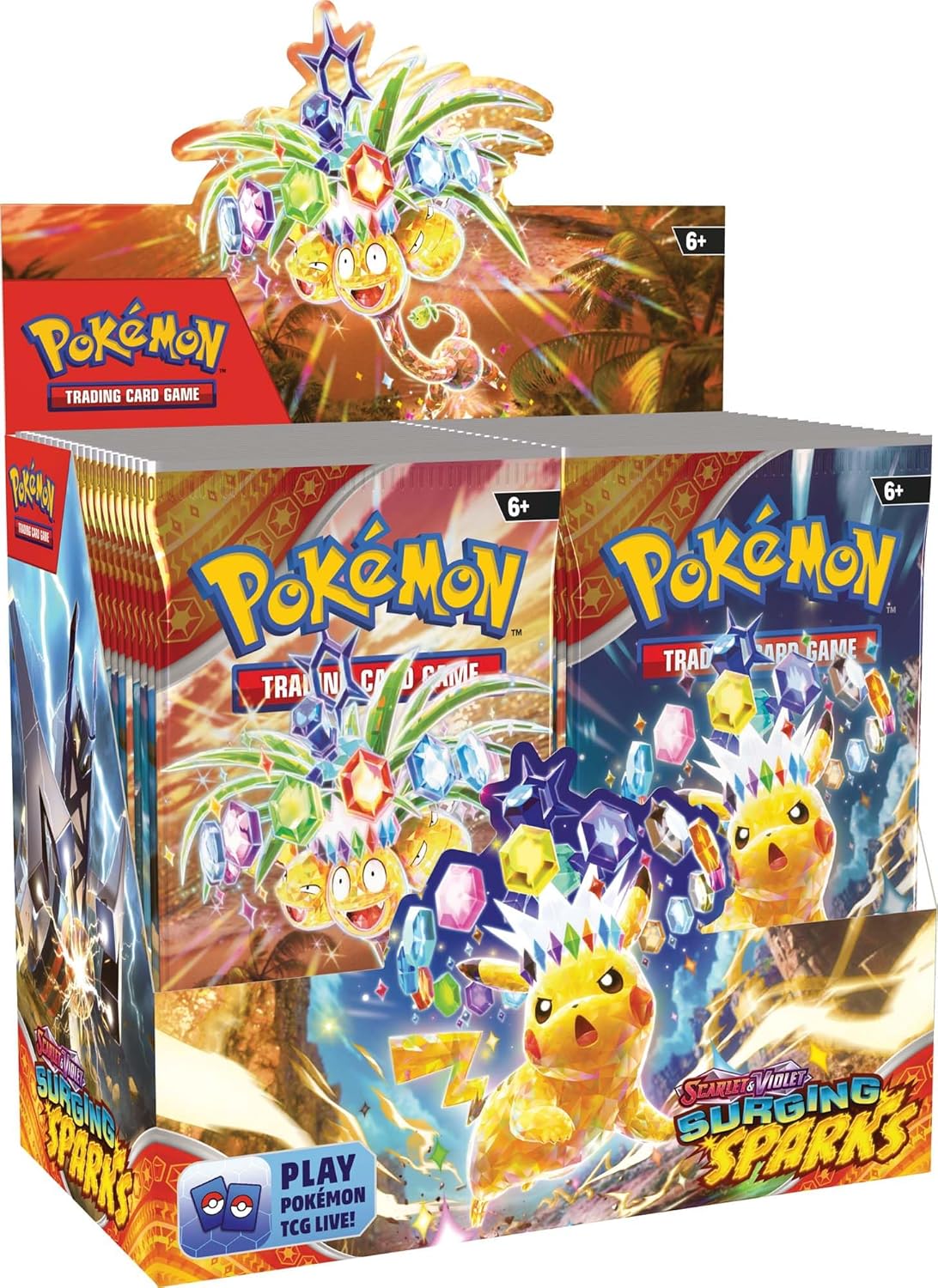 pokemon Vaidmenų žaidimai Pokémon TCG: SV08 Surging Sparks - Booster