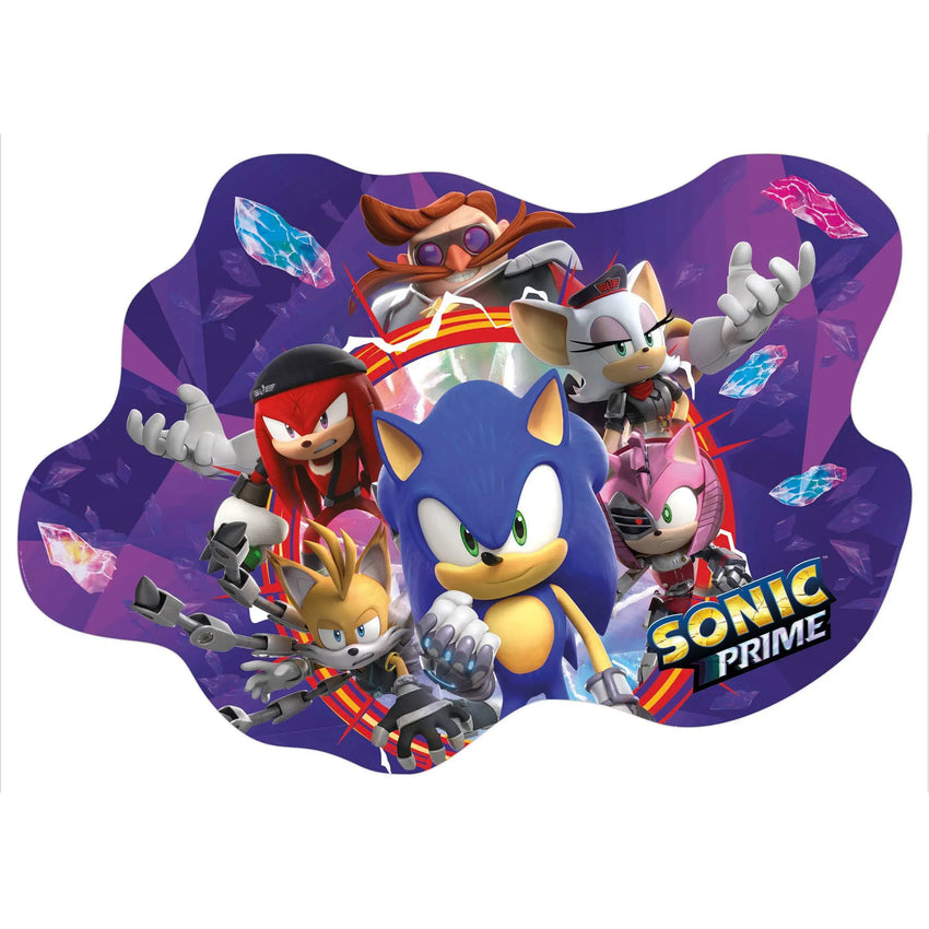 Poster Puzzle Sonic Prime, 250-Vaikiškos dėlionės-Brain Games LT