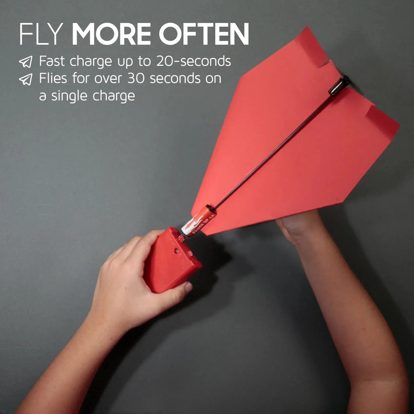 Powerup 2.0 Airplane (Red)-Surenkami modeliai-Brain Games LT