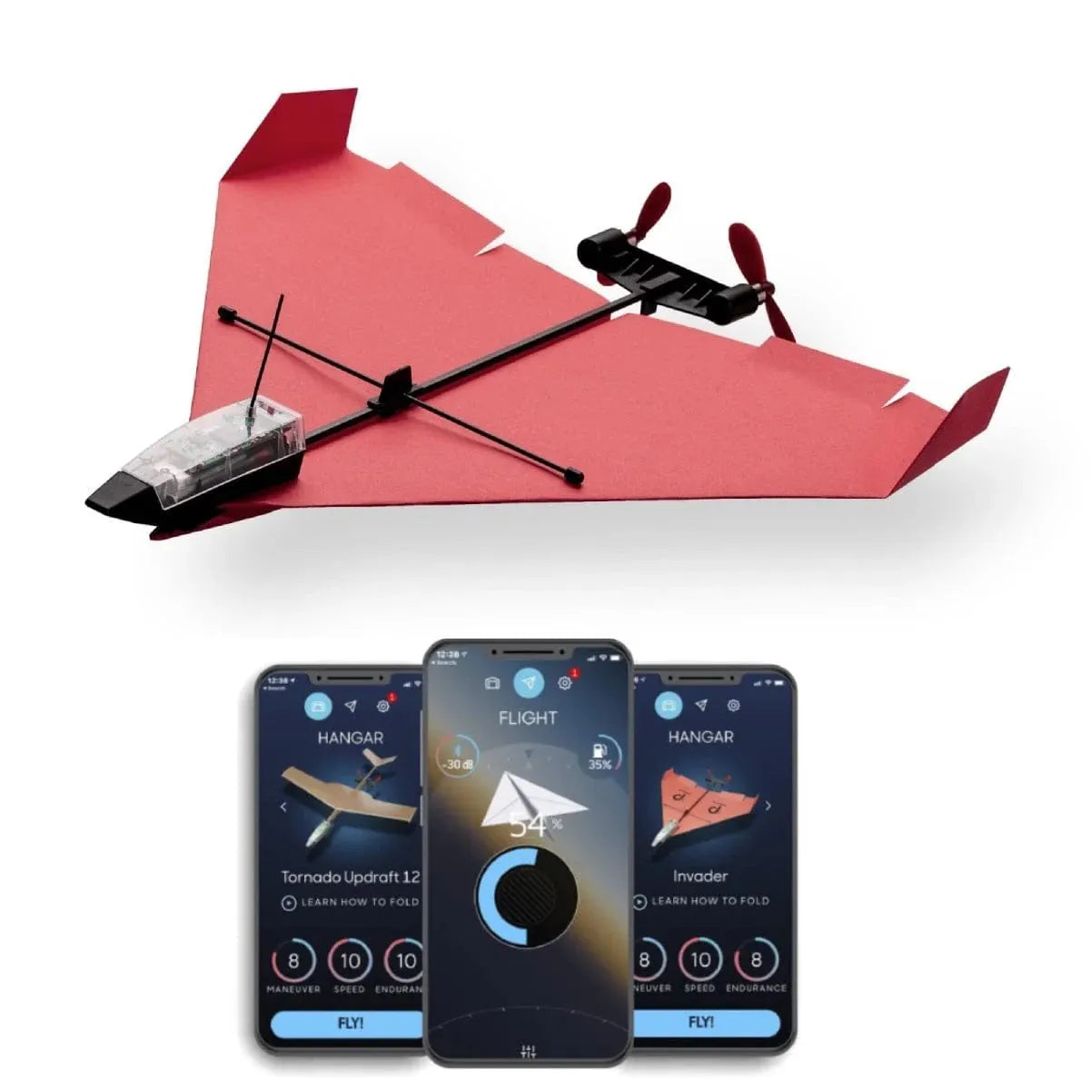 Powerup 4.0 airplane-Surenkami modeliai-Brain Games LT