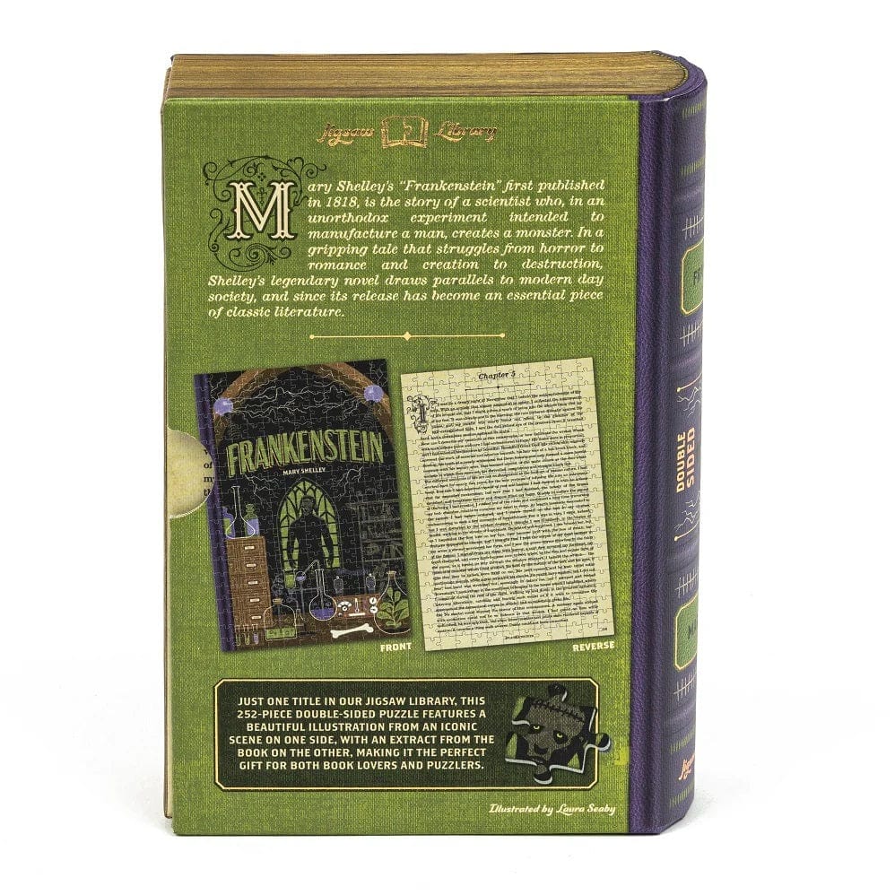 Professor Universalios dėlionės Jigsaw Library: Frankenstein