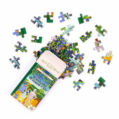 Professor Universalios dėlionės Mini Jigsaw Library dėlionės