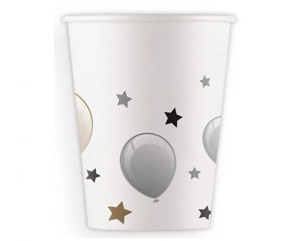 Puodeliai Happy Birthday, 200ml, 8 vnt.-Kita-Brain Games LT
