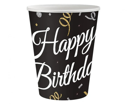 Puodeliai Happy Birthday, 250 ml/ 6 vnt.-Kita-Brain Games LT