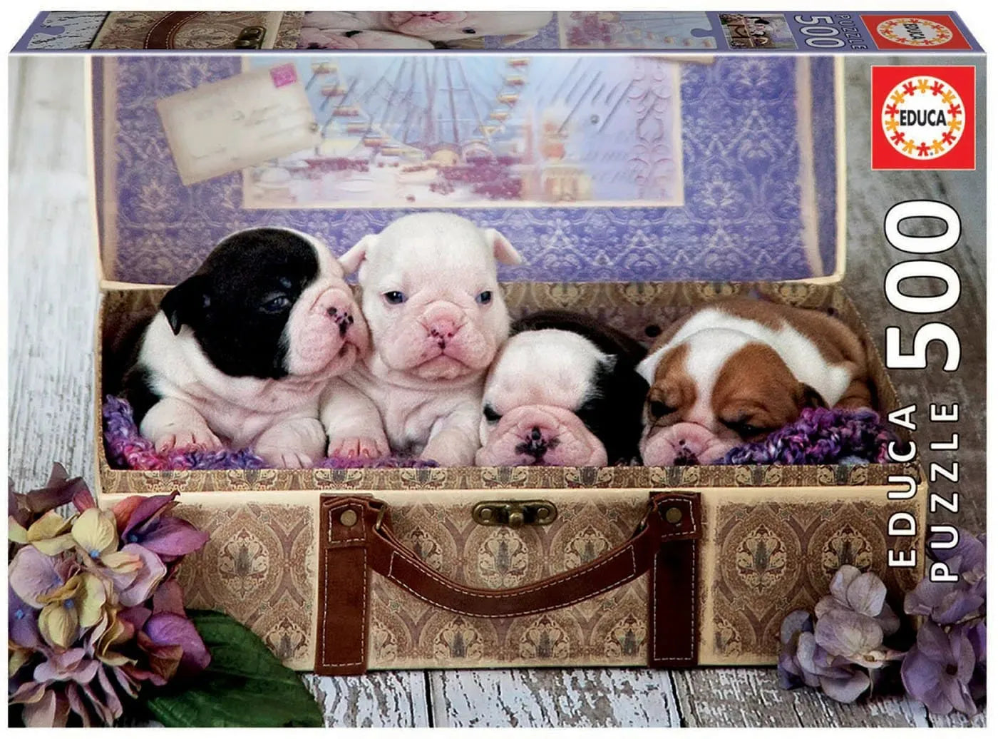Puppies, 500-Universalios dėlionės-Brain Games LT