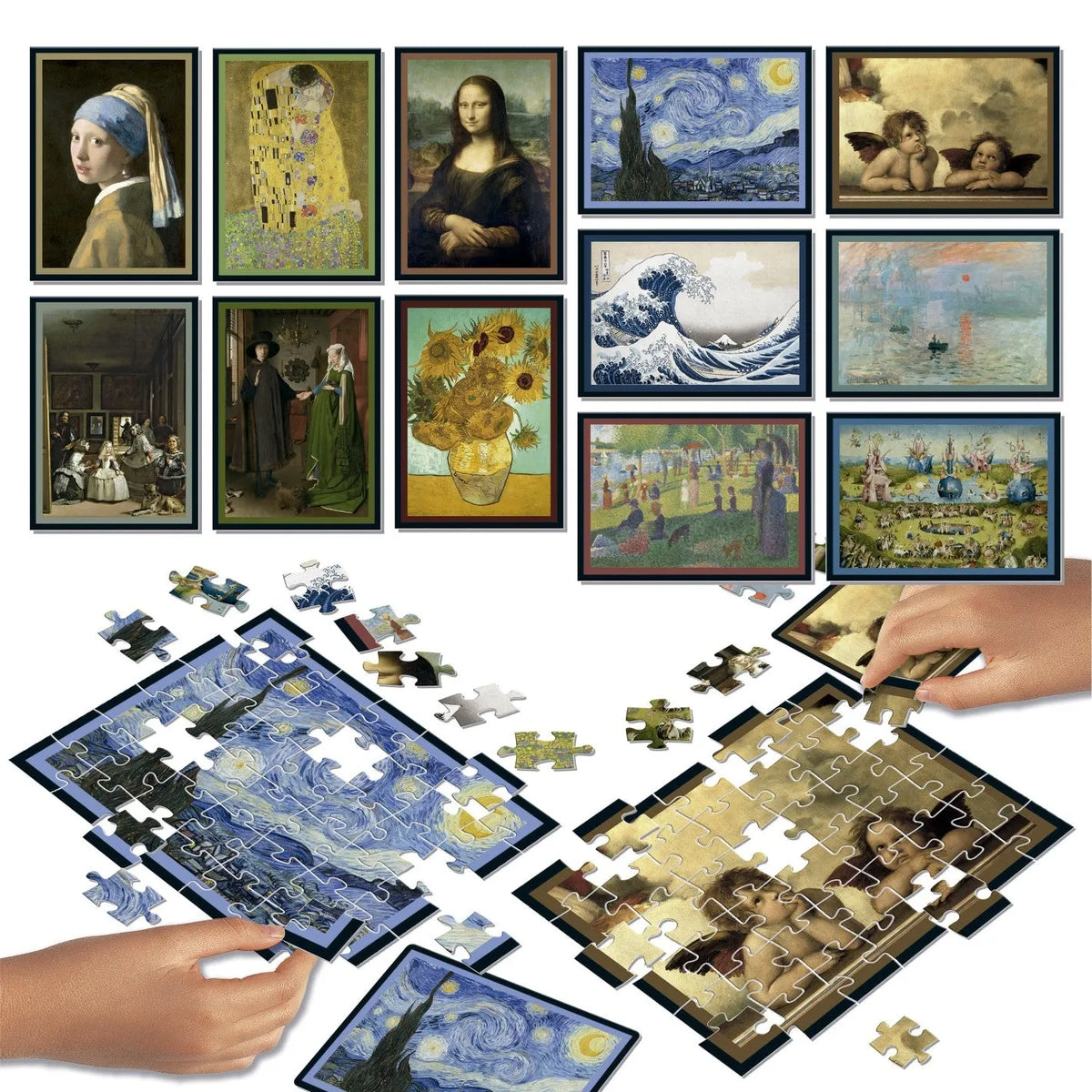 Puzzle Battle Art-Universalios dėlionės-Brain Games LT