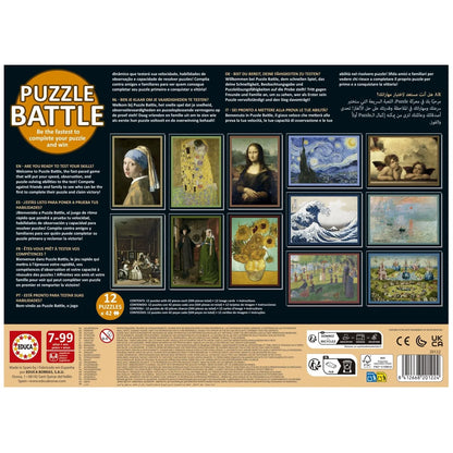 Puzzle Battle Art-Universalios dėlionės-Brain Games LT
