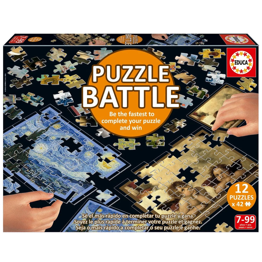 Puzzle Battle Art-Universalios dėlionės-Brain Games LT