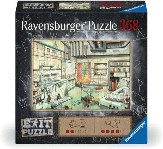 Puzzle Escape - The Laboratory, 368-Universalios dėlionės-Brain Games LT