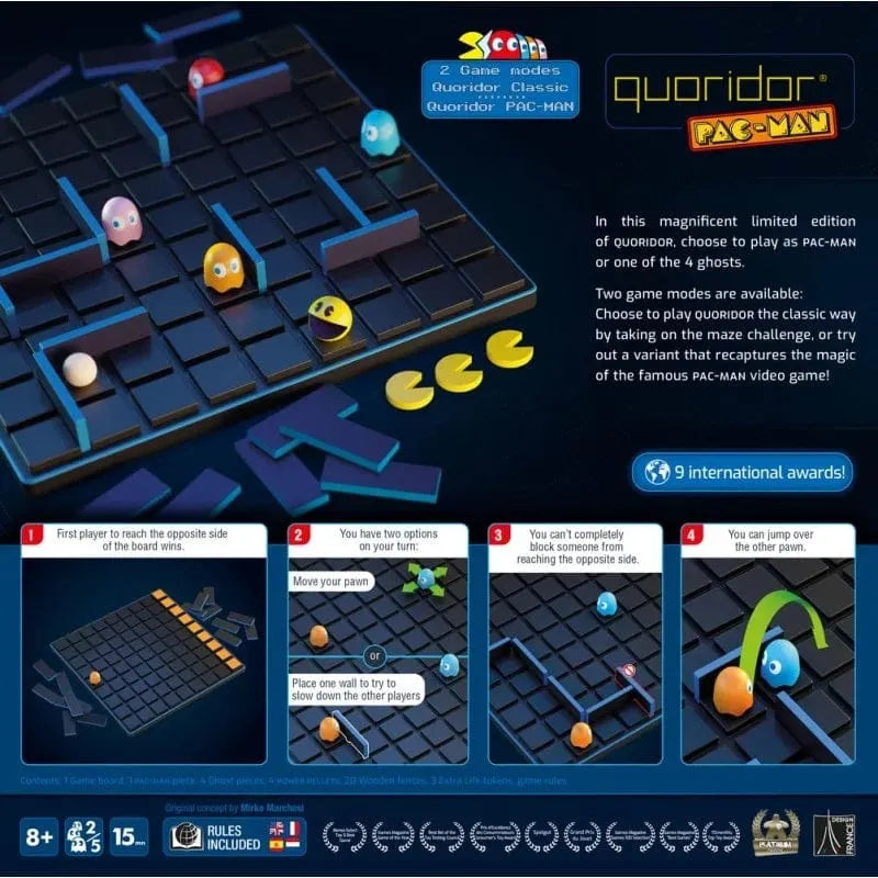 Quoridor PAC-MAN-Stalo žaidimai-Brain Games LT