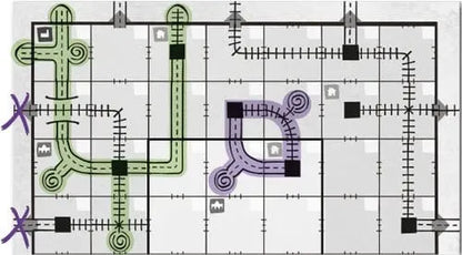 Railroad Ink: Eldritch Expansion Pack (papildymas)-Stalo žaidimai-Brain Games LT