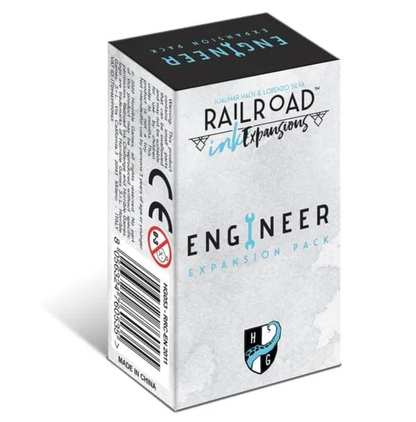 Railroad Ink: Engineer Expansion (papildymas)-Stalo žaidimai-Brain Games LT