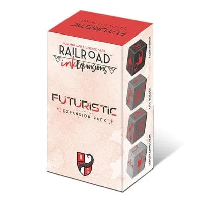 Railroad Ink: Future Expansion (papildymas)-Stalo žaidimai-Brain Games LT