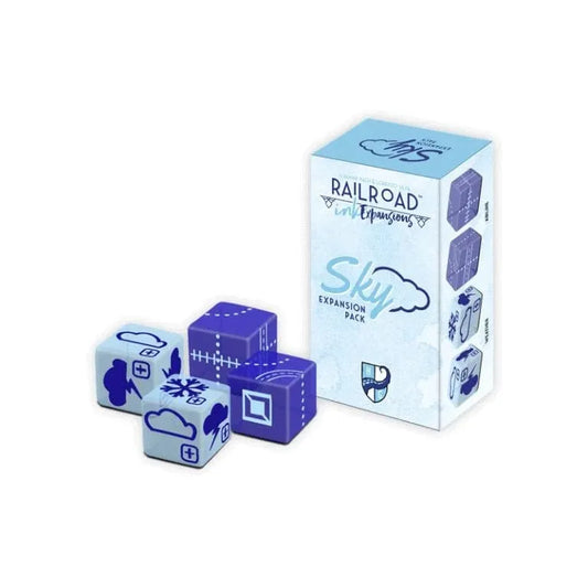 Railroad Ink: Sky Expansion (papildymas)-Stalo žaidimai-Brain Games LT