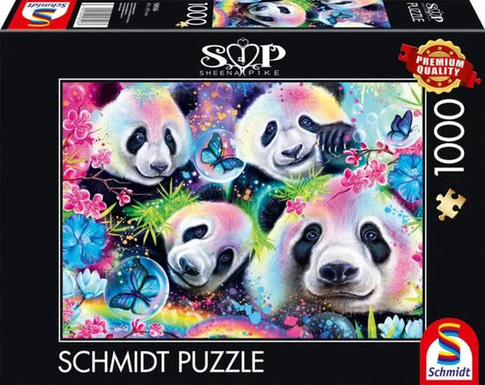 Rainbow Pandas, 1000-Universalios dėlionės-Brain Games LT