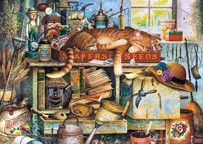 Remington the horticulturist, 1000-Universalios dėlionės-Brain Games LT
