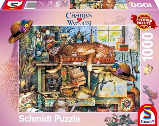 Remington the horticulturist, 1000-Universalios dėlionės-Brain Games LT