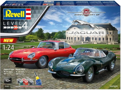 Baksas Surenkami modeliai Revell - 100th Anniversary of Jaguar, 1/24
