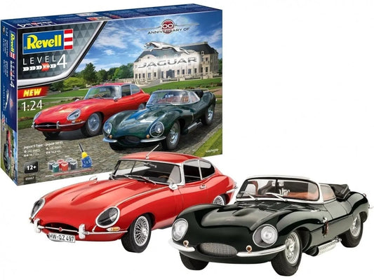 Revell - 100th Anniversary of Jaguar, 1/24-Surenkami modeliai-Brain Games LT