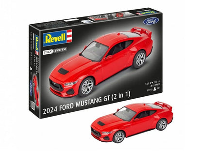 Baksas Surenkami modeliai Revell - 2024 Ford Mustang GT (2 in 1) (Click System), 1/25