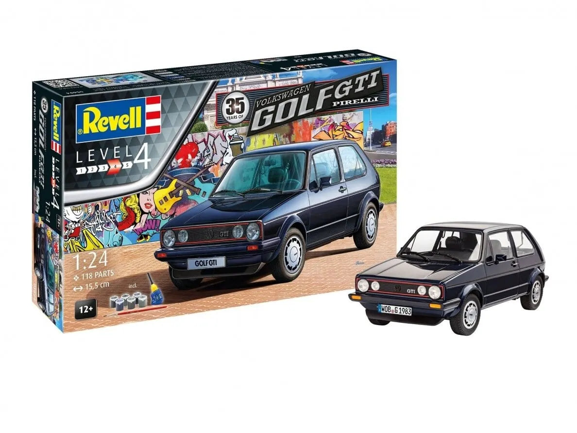 Revell - 35 Years VW Golf 1 GTI Pirelli-Surenkami modeliai-Brain Games LT