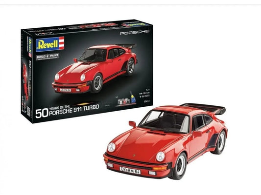Revell - 50 Years of the Porsche 911 Turbo, 1/24-Surenkami modeliai-Brain Games LT
