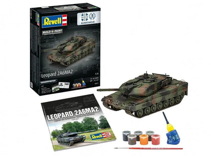 Baksas Surenkami modeliai Revell - 70 Years Bundeswehr: Leopard 2A6MA2 „Exclusive Edition“ 1:35