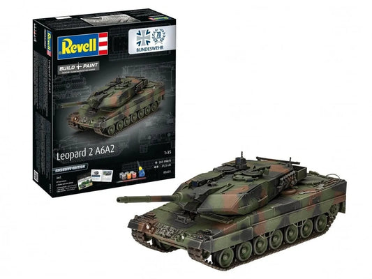 Revell - 70 Years Bundeswehr: Leopard 2A6MA2 „Exclusive Edition“ 1:35-Surenkami modeliai-Brain Games LT