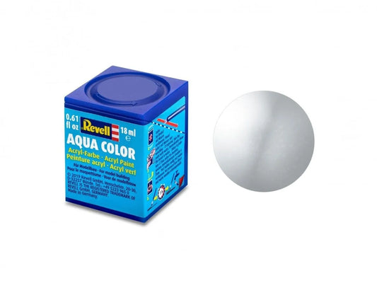 Revell - Aqua Color, Aluminium, Metallic, 18ml, 99-Modelių dažai-Brain Games LT