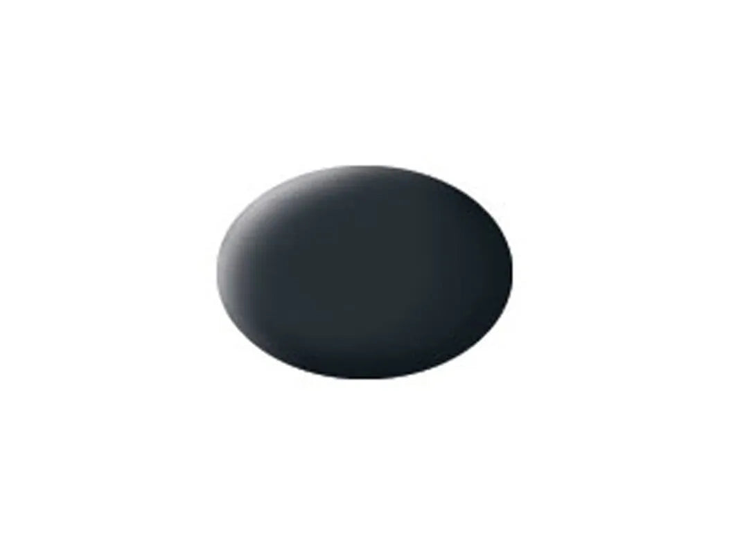 Revell - Aqua Color, Anthracite Grey, Matt, 18ml, 09-Modelių dažai-Brain Games LT